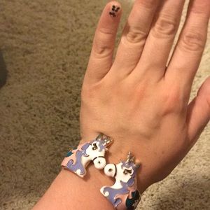 Modcloth Irregular Choice Unicorn Cuff Bracelet